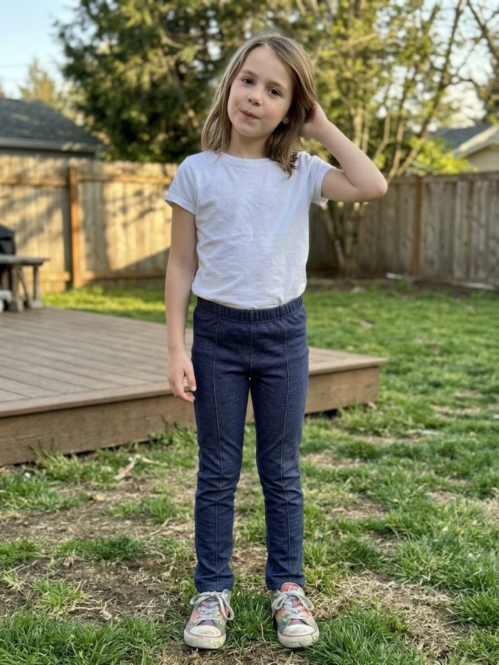 Carter's Navy Knit Pull-On Leggings for Girls